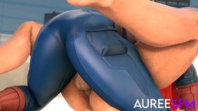 Marvel Heroes Steve Rogers & Tony Stark Heat Up The Screen In Animated Yaoi Action