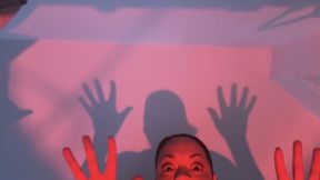 The Break-In: Miss Nancy Swallows the Burglar — Dark Giantess Horror Fantasy (Cat and Mouse, Suspense, Intimidation)