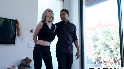 Petite Blonde Fucks BBC Lover At Family Home - Lyra Law - DarkX