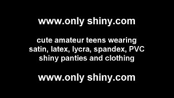 Are you ready for some shiny girl on girl PVC action