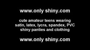 Are you ready for some shiny girl on girl PVC action