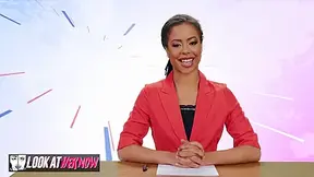 Small Tit Ebony Gets Pounded Outdoors - Kira Noir