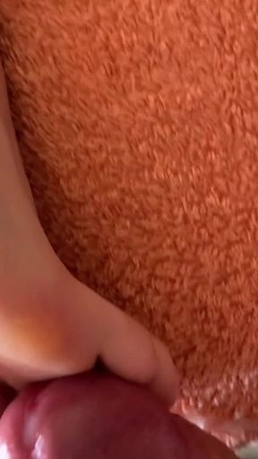 Stunning moment from &quot;Soles showered in cum (Multiple cumshots)&quot;