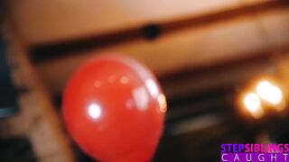 Creepy Clown Scarlet Skies Has Stepbro Screaming in Delight