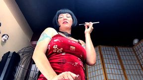 Squat & Smoke in HD - Femdom Smoking - Ass Worship - Humiliation