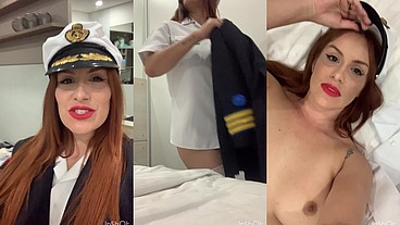 Navy Capitain masturbation distance control