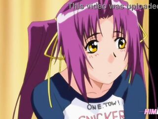 Anime Uncensored - This chab masturbates his excited stepsister during the time that talking to her boyfriend
