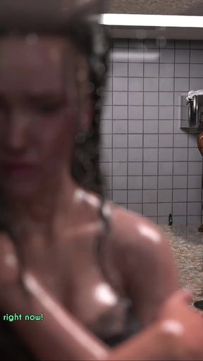 Awam Sophia Real Fuck - When the Water Cut Out Sophia Walked Into the School Bathroom Wet with Need… and Found Clark Waiting