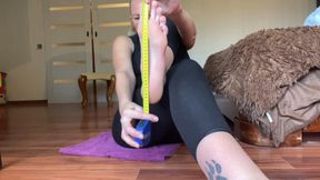 Measuring my Feet - Long Soles and Toes