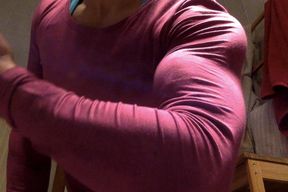 covered/uncovered  biceps