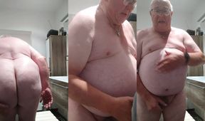 Walking nude