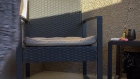 Smoking n Enjoying The Sun As I Feed You