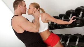 Beautiful sex in the cowgirl pose with a big-bottomed chick