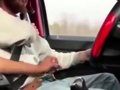 Hot Young Trucker Gets Handjob