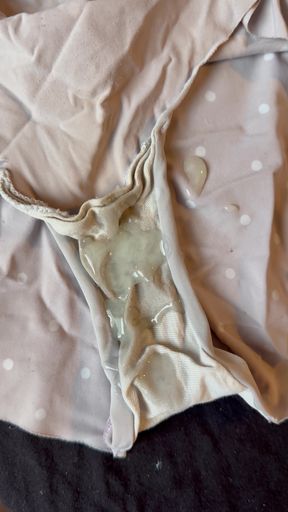Cum on wife's panties 30