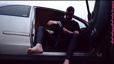 Geile Heels im Auto anziehen ** Outdoor Fun **