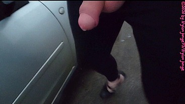 Geile Heels im Auto anziehen ** Outdoor Fun **