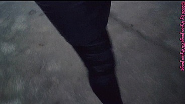 Geile Heels im Auto anziehen ** Outdoor Fun **