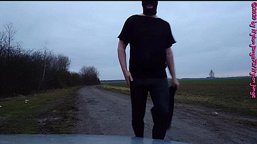Geile Heels im Auto anziehen ** Outdoor Fun **