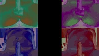 Teaser for extended slow-movability knob flapping and jizm-shot