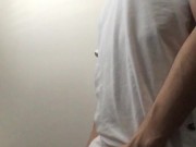 v1 - Jerking off at the workplace bathroom