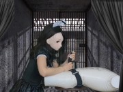 HENTAI Aibu。牢獄。メイド。拘束されながらオナニー。