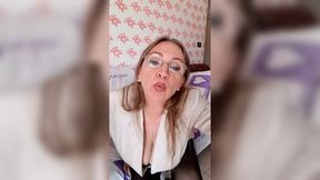 Teacher's Seduction: Spit, Sniff Shows, POV Passion