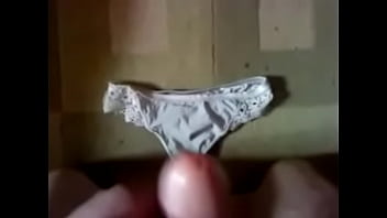 Taking and cumming in panties