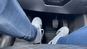 DRIVING IN NEW SNEAKERS ADIDAS SUPERSTAR - MOV HD