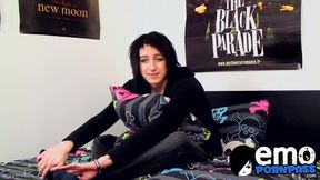 Lusty twink likes to play with fleshlight while stroking it