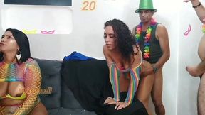 festa no salao com muitas mulhers gostosas carnaval 2024