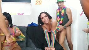 festa no salao com muitas mulhers gostosas carnaval 2024