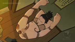 Shikamaru gets wrecked by his shadow in raw naruto gay hentai
