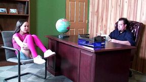 amai liu gives interracial handjob and blowjob before facial
