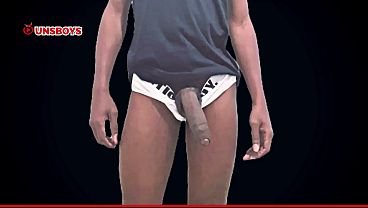 Novinho dotado 23 cm batendo punheta no banho.