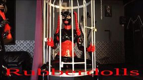 Latex Lara And Lola Noir - Used In The Birdcage - wmv