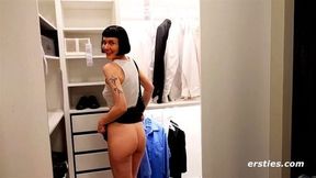 Ersties Sexy Delfine Does Naughty Things Inside the Store