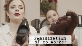 Feminization of co-worker