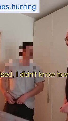 Straight Plumber Comes to Fix My Sink and Catches Me Jerking - We End Up Sucking Each Other   Clip 1