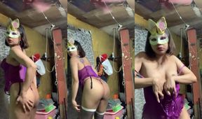 Trans masturbation is the best Asian ladyboy shemale squirts cum