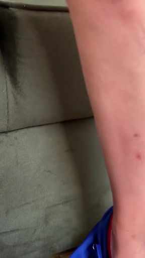 Eva Handcuffed &amp; Remotely Vibed Until Facial   Clip 2