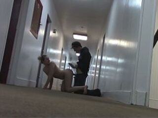 Cute Gal Disrobes in Public to Suck Wang and Public Sex