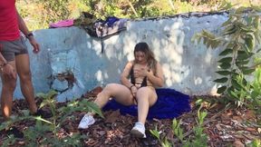 Esperanza Gomez And Mia Khalifa - Unknown Man Finds Me Masturbating And Helps Me With Orgasms