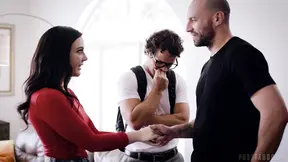 Cock-Hungry Brunette Pornstar Whitney Wright Thrills in Wild 3-Way Sex