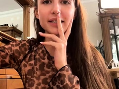 Curly Blonde Teen Records Solo Dildo Masturbation More at