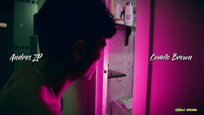 camilo brown caught hot twink andres zp jerking to him and invited him into the shower for an amazing blowjob