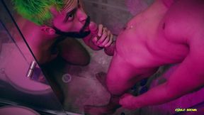 camilo brown caught hot twink andres zp jerking to him and invited him into the shower for an amazing blowjob
