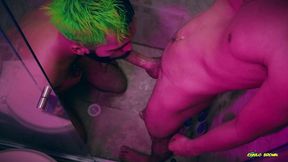 camilo brown caught hot twink andres zp jerking to him and invited him into the shower for an amazing blowjob