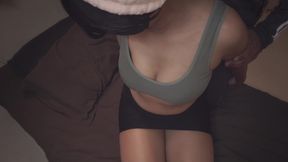 Hot Asian Girlfriend Loves Sex with Mature Man