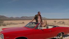 Sexy blonde Lexi Belle Fucked In The Desert